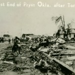 West End of Pryor Okla. after Tornado.
